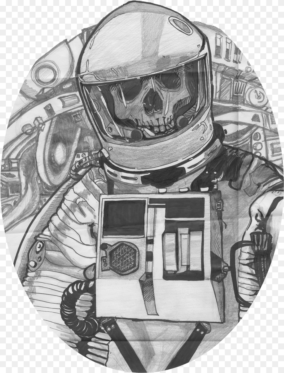 Dead Astronaut Skate Deck Dead Astronaut, Photography, Art, Drawing, Adult Png