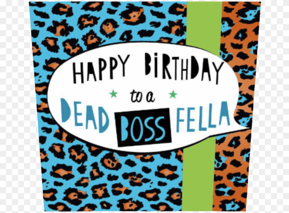 Dead Boss Fella Birthday Card Poster, Home Decor, Rug, Person, Book Free Png Download