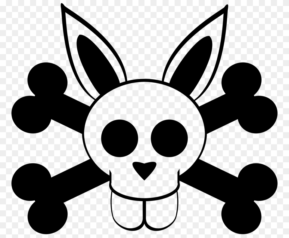 Dead Bunny Clipart Clip Art, Gray Png Image