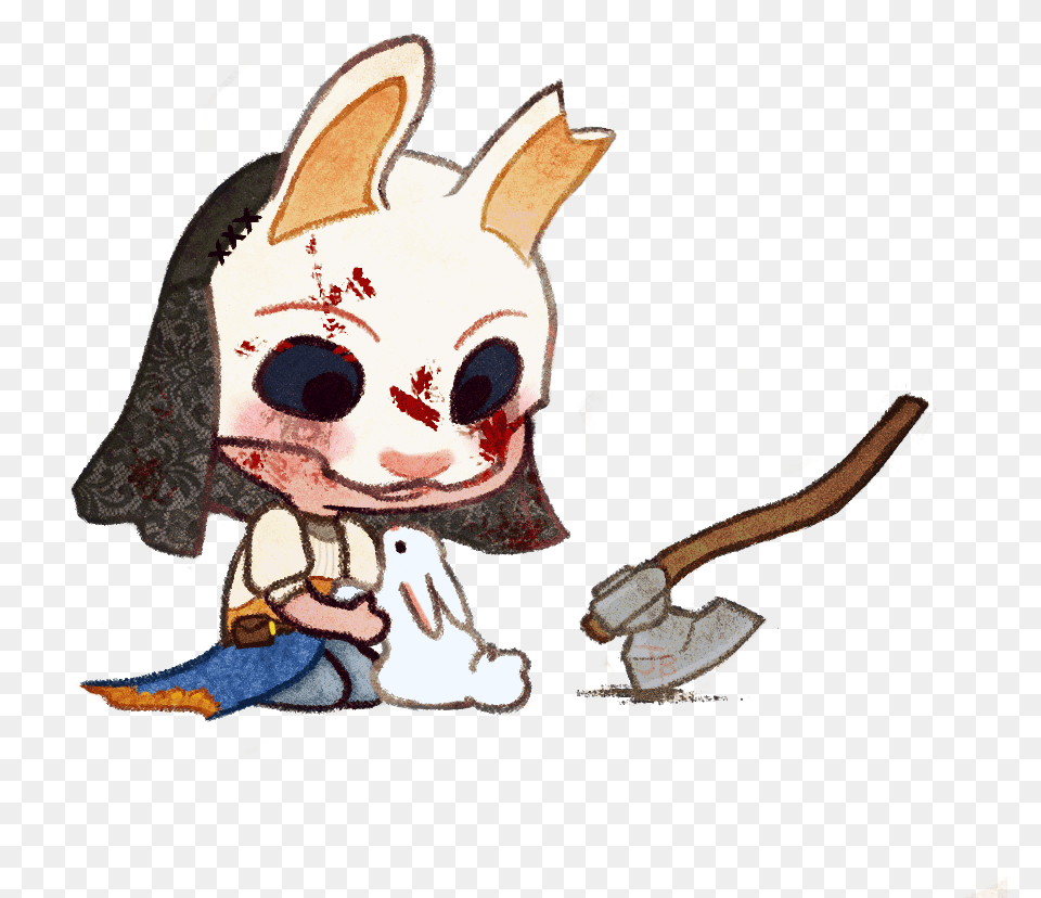 Dead By Daylight Chibi, Art, Painting, Cutlery, Person Png