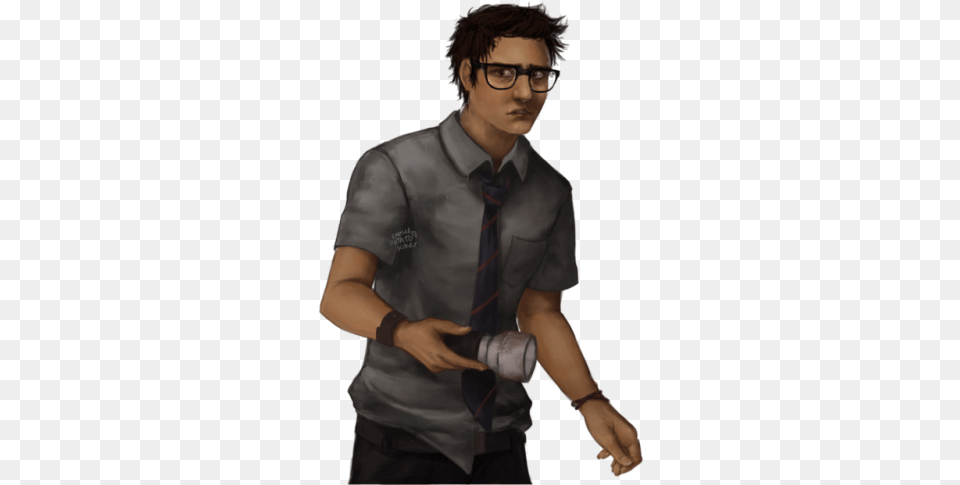 Dead By Daylight Dwight Fairfield, Accessories, Shirt, Tie, Formal Wear Png Image