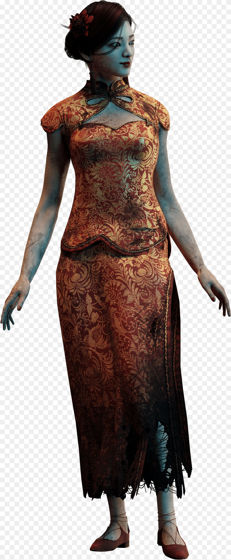 Dead By Daylight Feng Min Chinese Dress Png