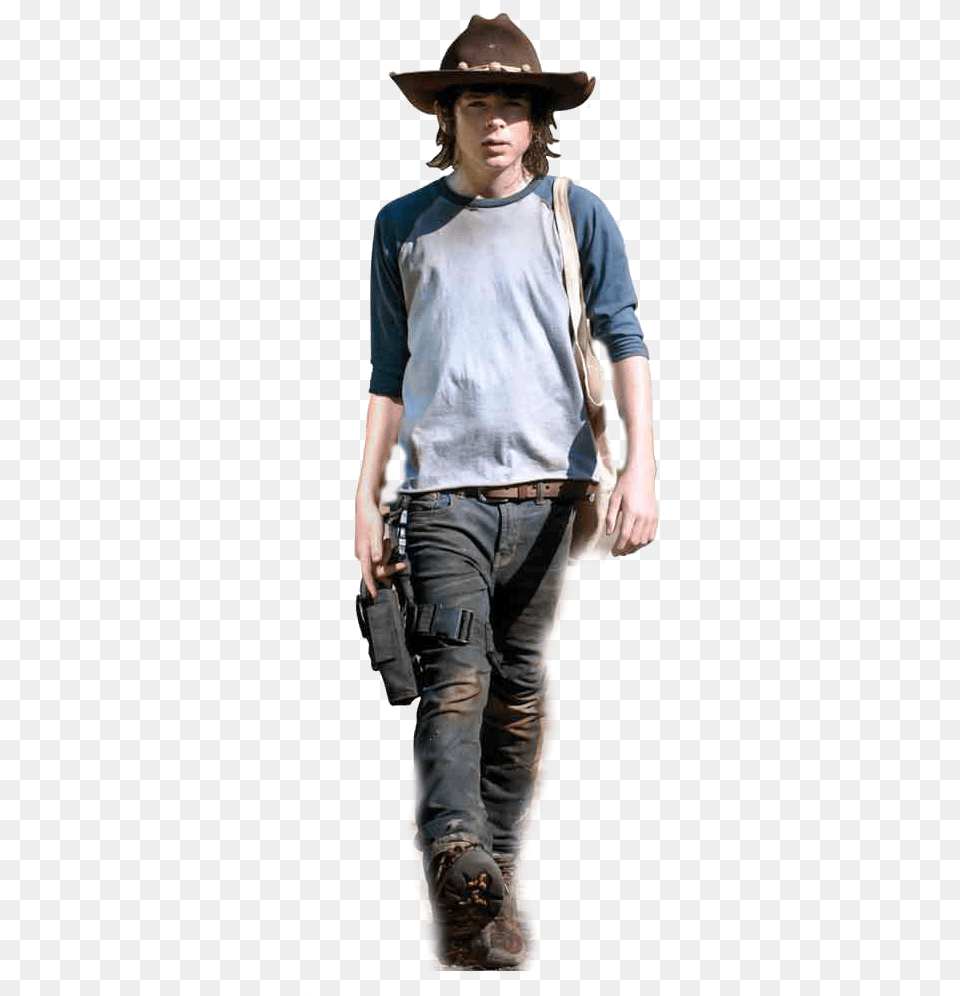 Dead Carl Grimes The Walking Dead, Clothing, Hat, Sun Hat, Boy Free Png