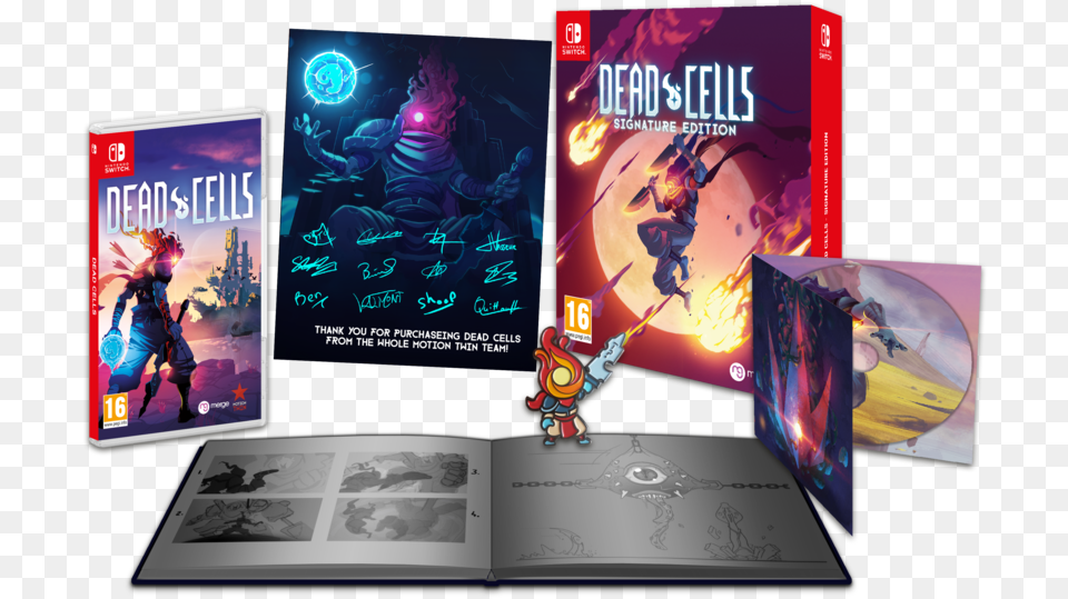 Dead Cells Physical Switch, Book, Comics, Publication, Novel Free Png