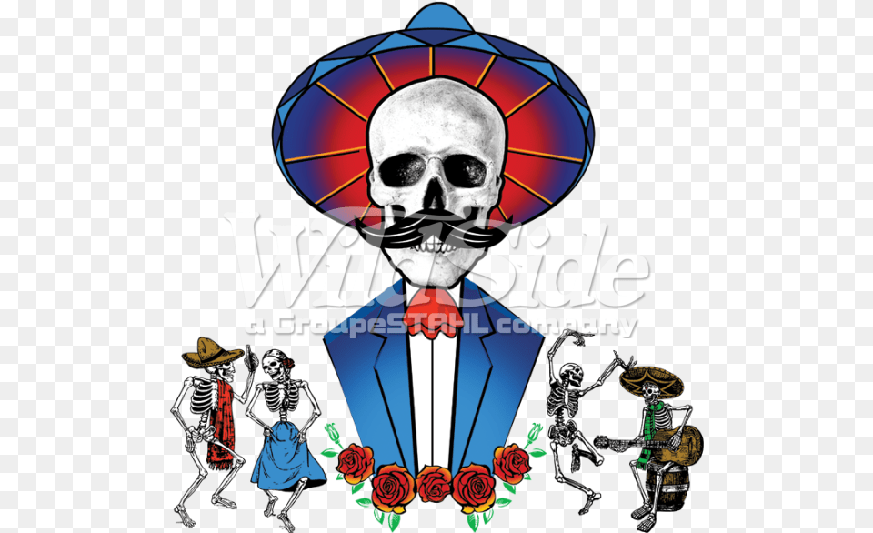 Dead Clipart Dead Head Skeleton Day Of The Dead, Adult, Person, Woman, Female Free Png Download