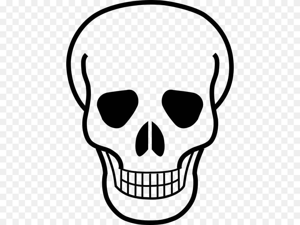 Dead Clipart Skull, Gray Png Image