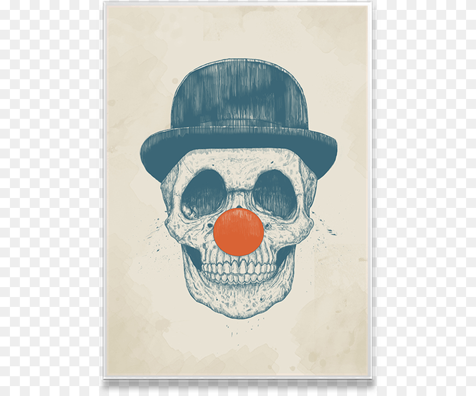 Dead Clown Balazs Solti Canvas Art Prints Dead Clown, Drawing, Painting, Hat, Clothing Free Transparent Png