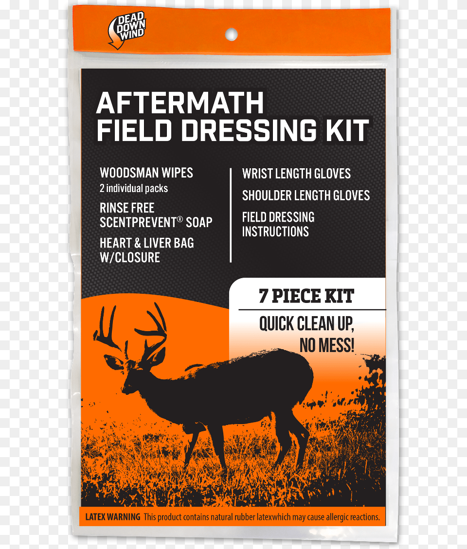 Dead Down Wind Aftermath Field Dressing Kit, Advertisement, Animal, Deer, Mammal Free Transparent Png
