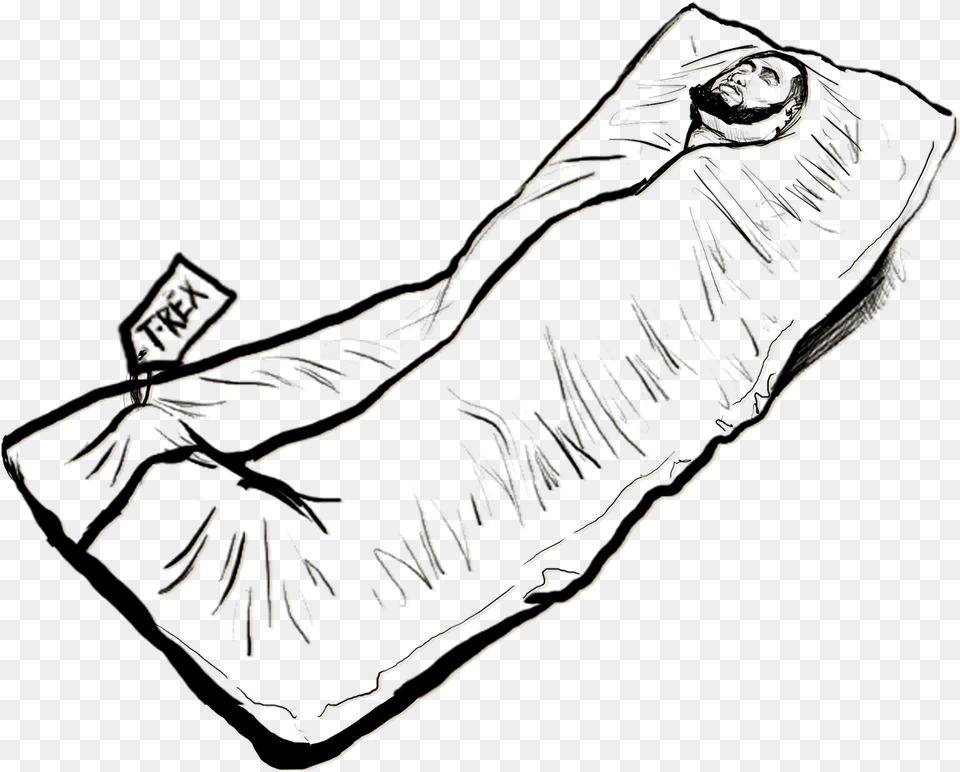 Dead Drawing At Getdrawings Dead Body Bag Drawing, Person Png Image