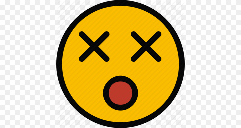 Dead Emoji Emoticon Face Icon, Symbol Free Transparent Png