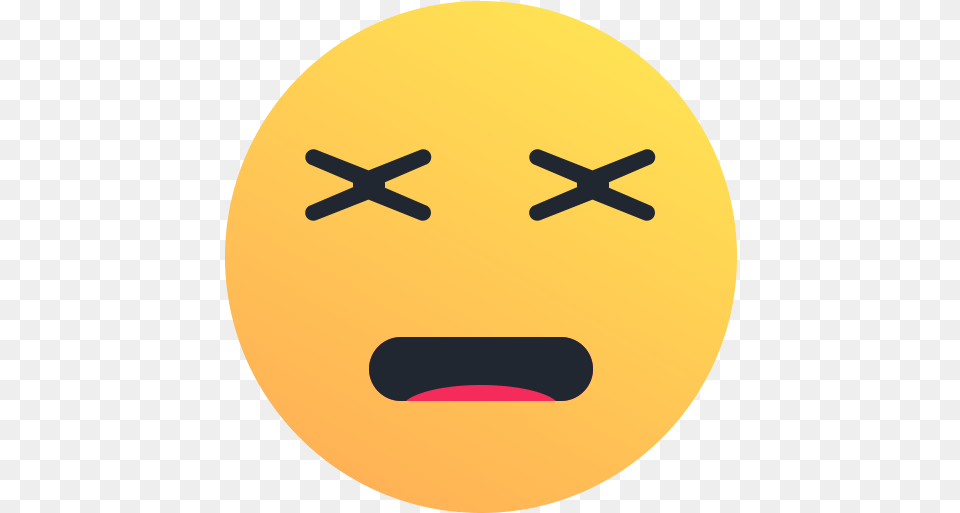 Dead Emoji Emoticon Face Reaction Dead Emoji Png Image