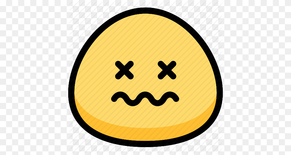 Dead Emoji Emotion Expression Face Feeling Icon, Food, Sweets, Egg, Snake Png