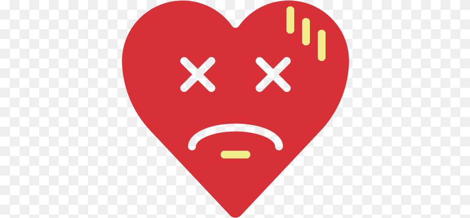 Dead Emoji Emotion Heart Kill Icon Heart, Person Free Png