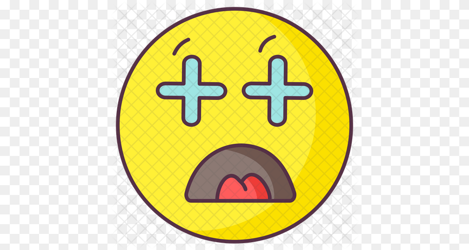 Dead Emoji Icon Cross, Symbol, Disk Free Png