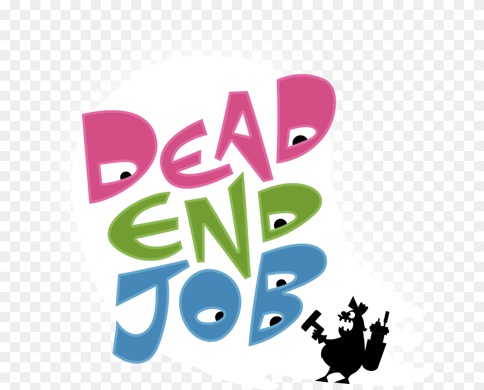Dead End Job Arcades, Sticker, Text, Face, Head Free Png