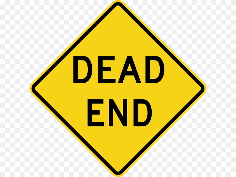 Dead End Road Sign, Road Sign, Symbol Free Png Download