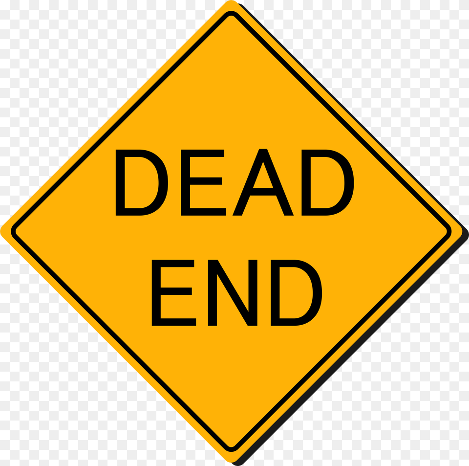 Dead End Sign Clipart Dead End Sign Transparent Background, Road Sign, Symbol Png