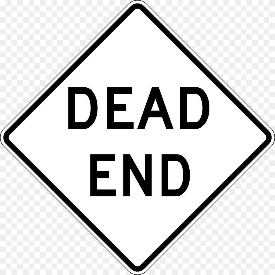 Dead End Sign In Australia Clipart, Symbol, Road Sign Png Image
