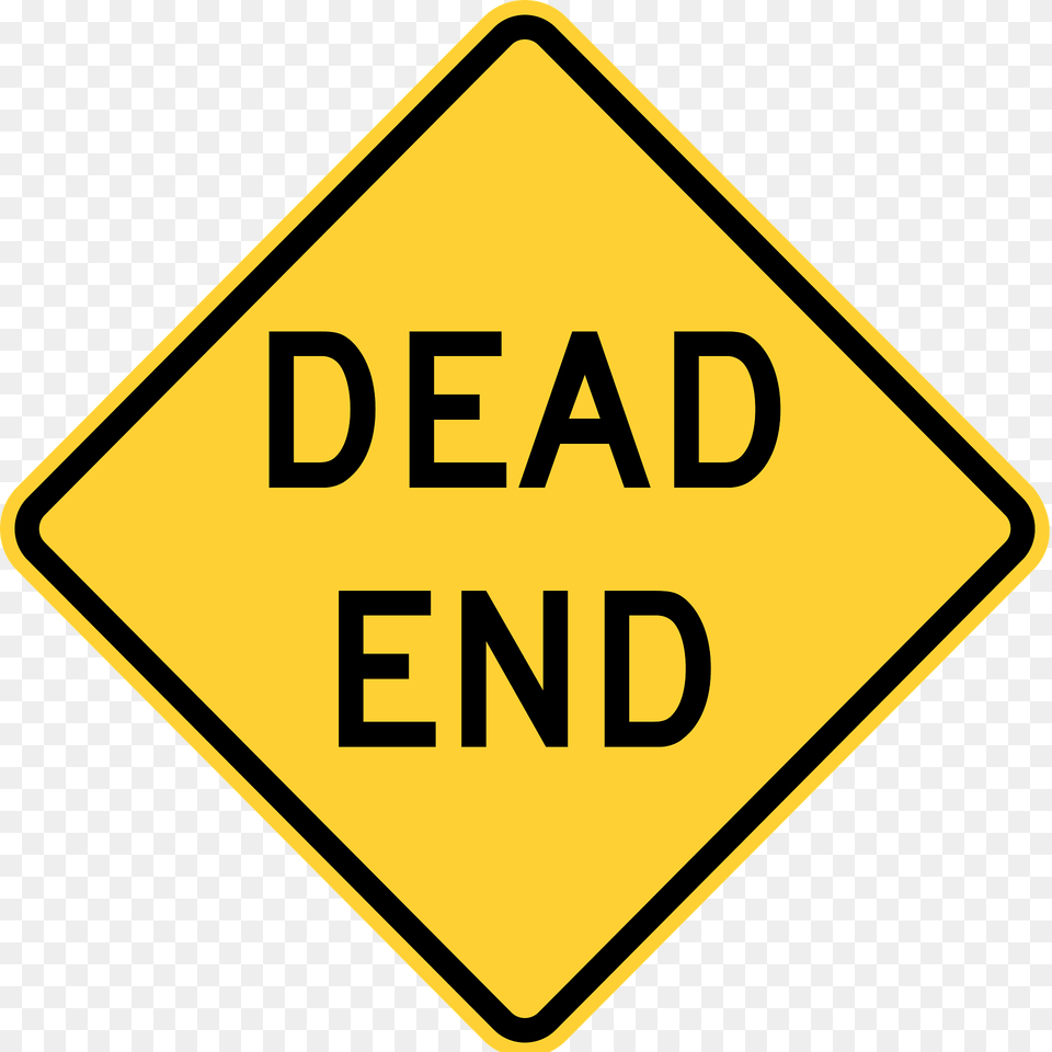 Dead End Sign In United States Clipart, Road Sign, Symbol Free Png Download