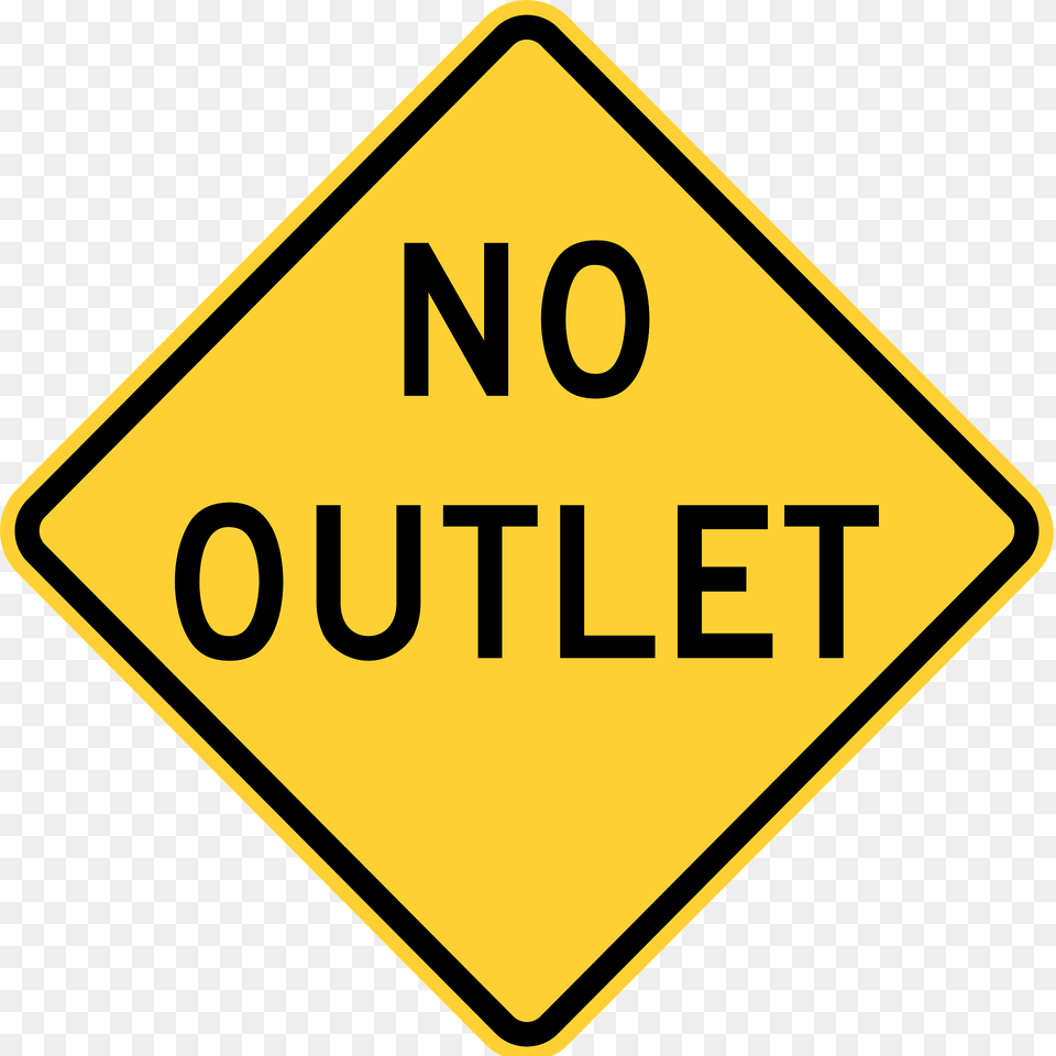 Dead End Sign In United States Clipart, Road Sign, Symbol, Blackboard Free Png Download