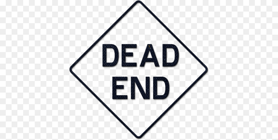 Dead End Sign Vector, Symbol, Road Sign Png Image