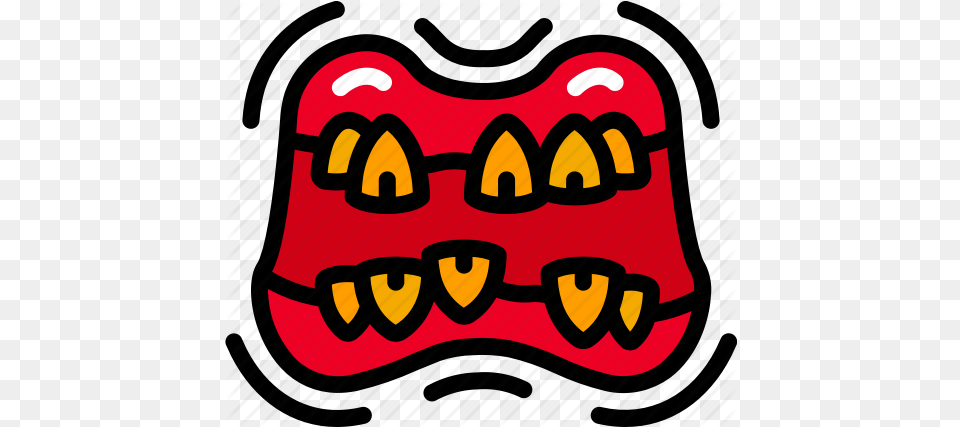 Dead Evil Halloween Mouth Teeth Happy, Logo, Dynamite, Weapon Free Png