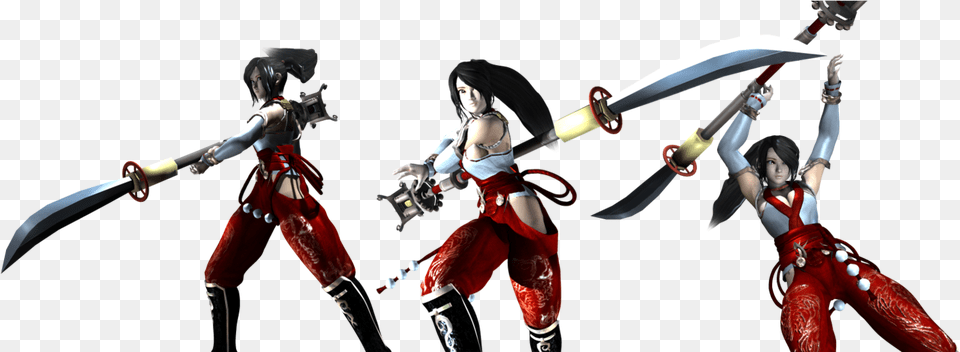Dead Fantasy Momiji, Adult, Weapon, Sword, Person Png