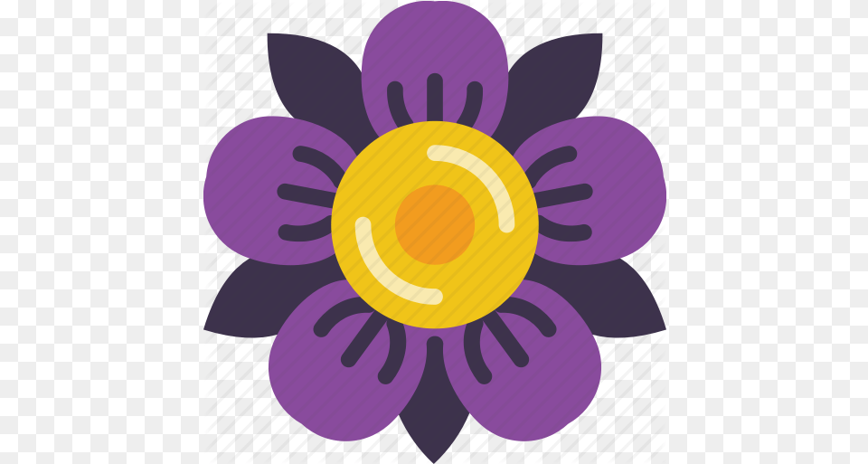 Dead Flower Mexican Mexico Enamel Pin Cards, Anemone, Daisy, Plant, Purple Free Transparent Png