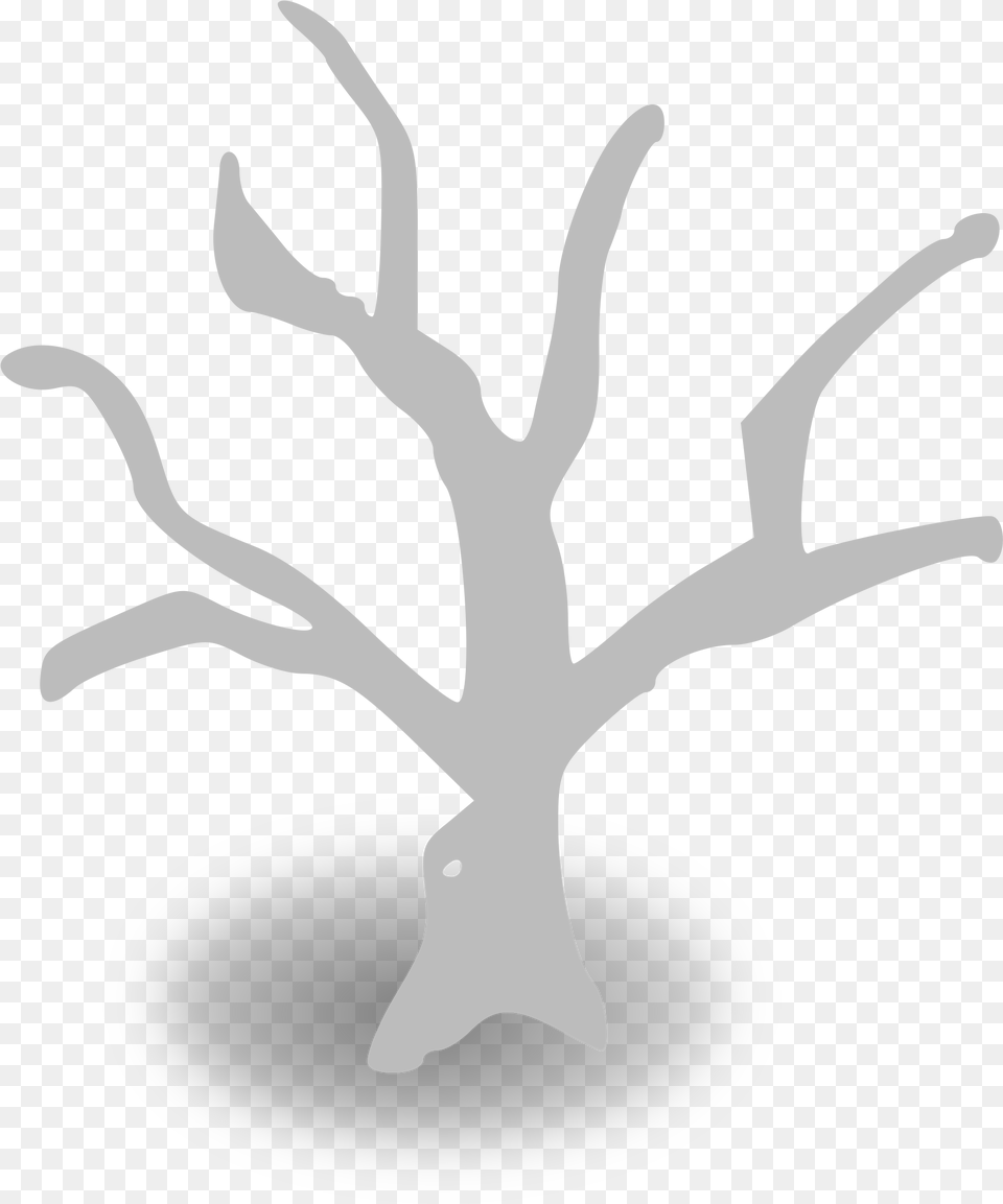 Dead Forest Clip Art Tree Graphic Organizer Template, Silhouette, Stencil, Antler, Animal Png