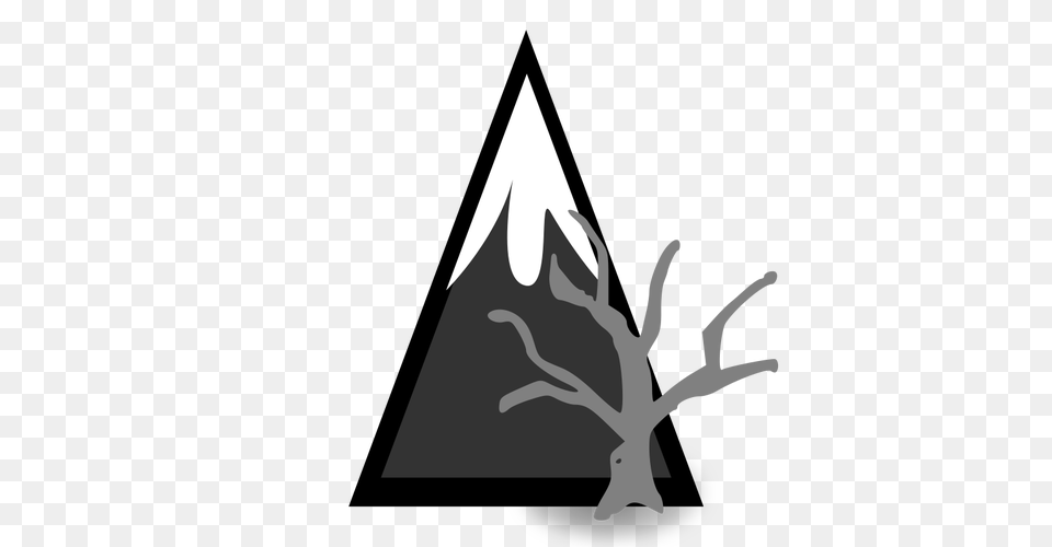 Dead Forest Mountain, Stencil, Triangle Png