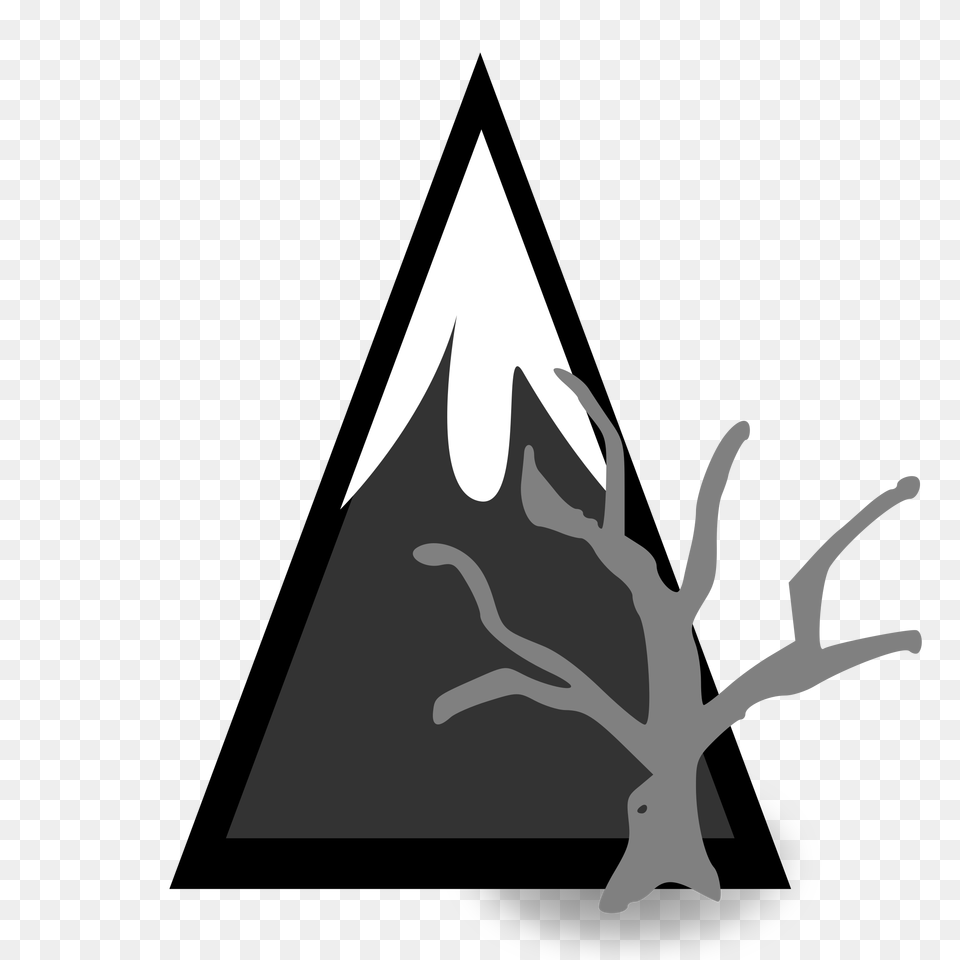 Dead Forest Mountans, Triangle, Antler, Stencil Png
