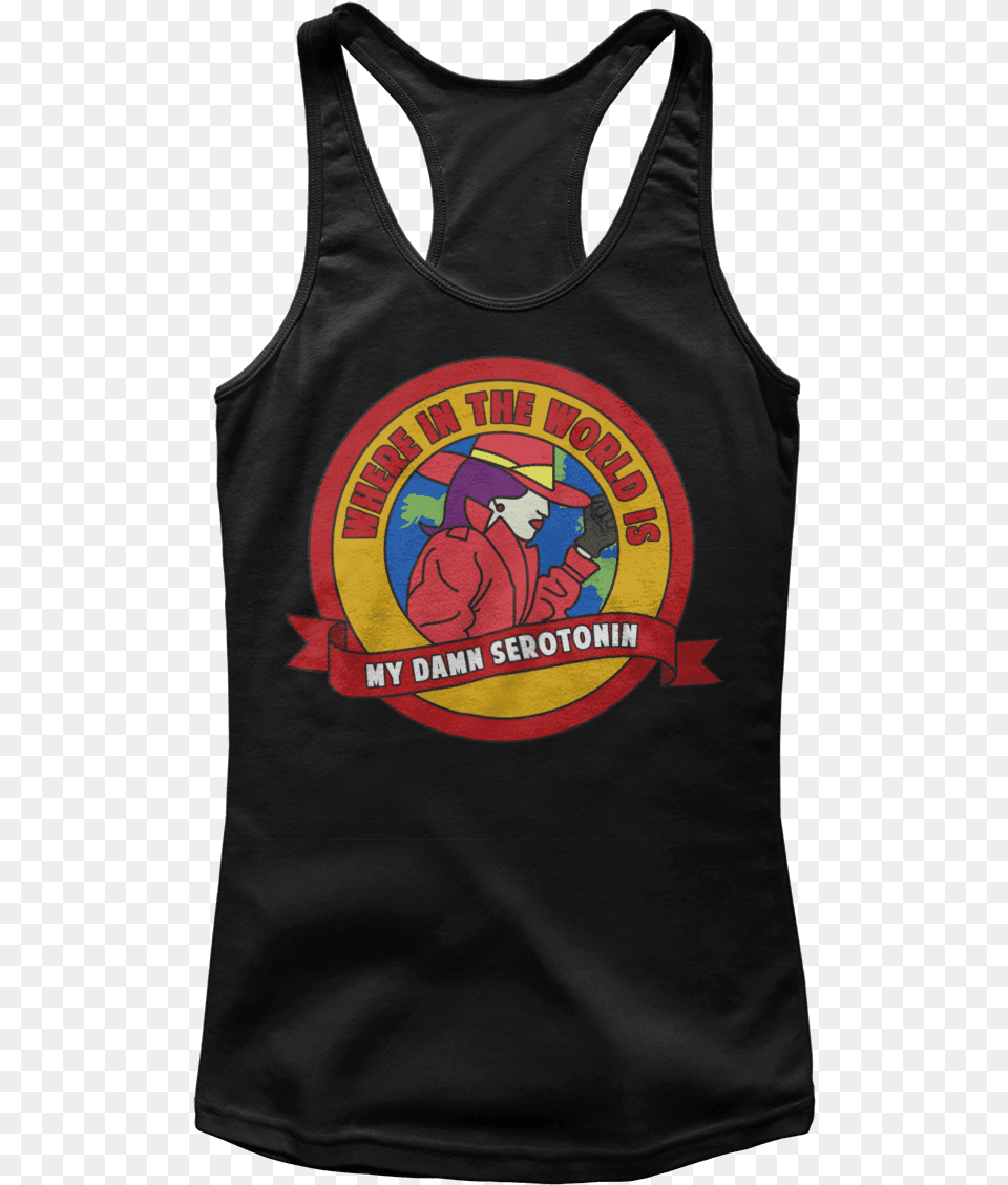 Dead Inside But Still Horny Ladies Tank Top, Clothing, Tank Top, Baby, Person Png Image