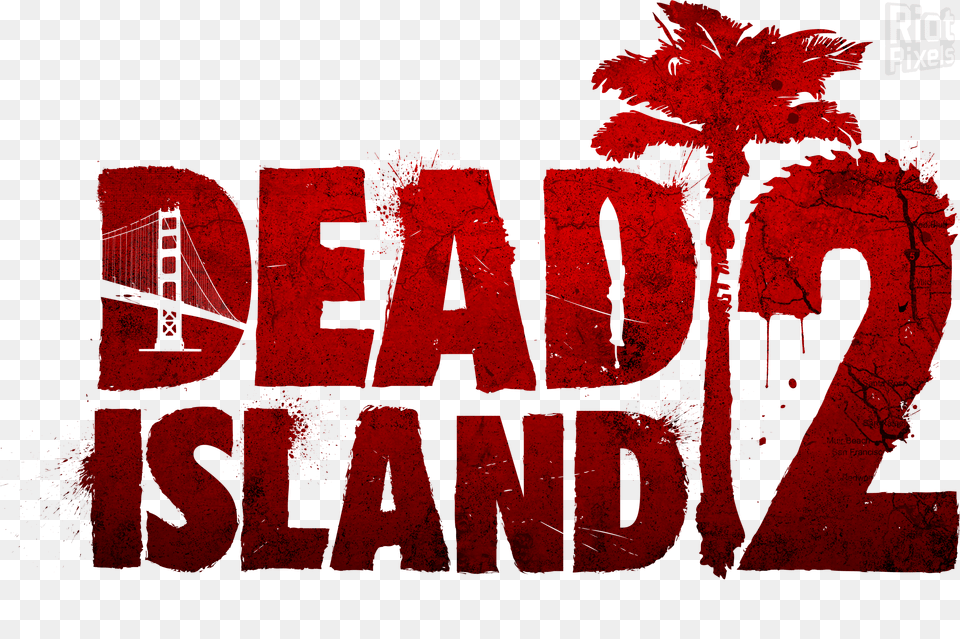 Dead Island 2 Logo Image With No Island, Advertisement, Poster, Person, Plant Png