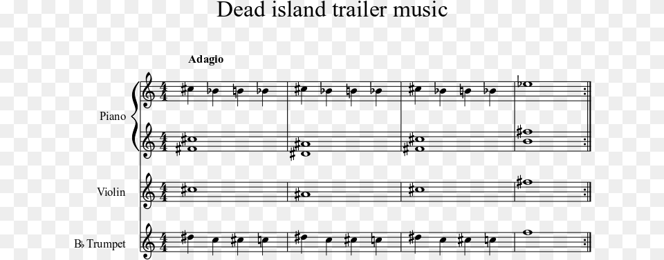 Dead Island Theme Song Trumpet, Gray Free Transparent Png
