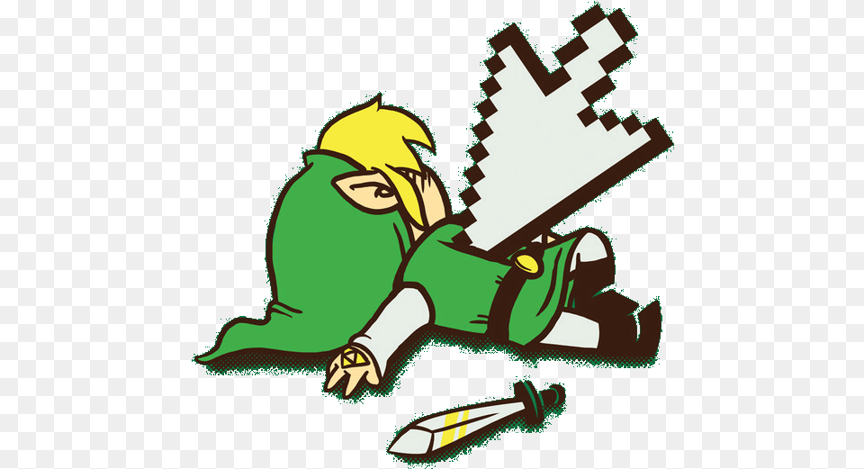 Dead Link Legend Of Zelda Link Funny, Grass, Plant, Lawn, Device Png Image