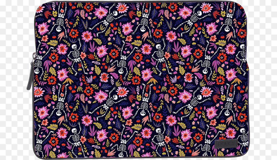 Dead Loves Flowers Laptop Sleeve Coin Purse, Pattern, Accessories, Bag, Handbag Free Png
