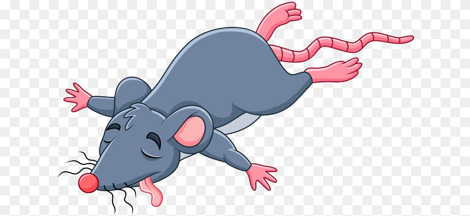 Dead Mouse Cartoon Clipart Download Dead Rat Clipart Animal, Mammal, Rodent Free Transparent Png