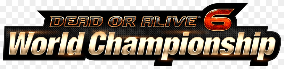 Dead Or Alive 6 World Championship, Logo, Text Png Image