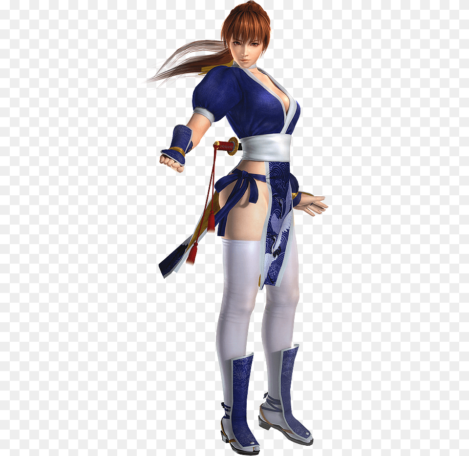 Dead Or Alive Kasumi Blue, Clothing, Person, Costume, Adult Free Transparent Png