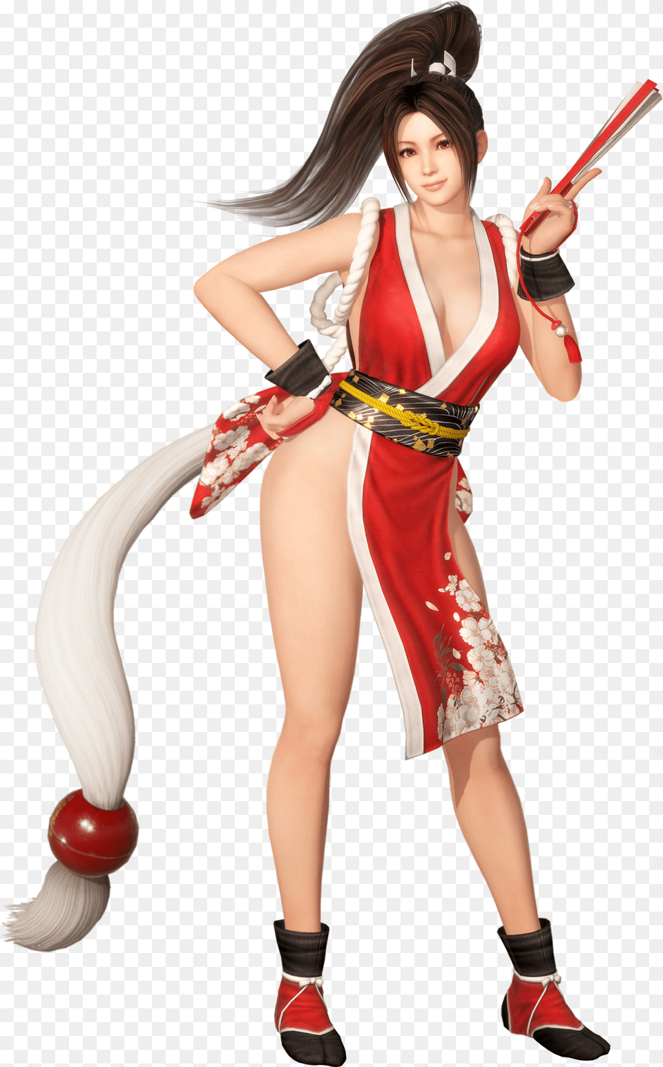 Dead Or Alive Mai Shiranui Dead Or Alive, Clothing, Costume, Dress, Weapon Png