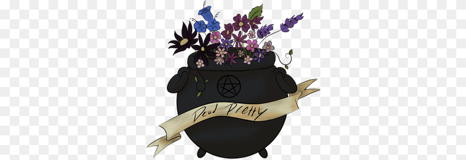 Dead Pretty Store Deadprettystore Twitter Cartoon, Plant, Vase, Pottery, Potted Plant Png Image