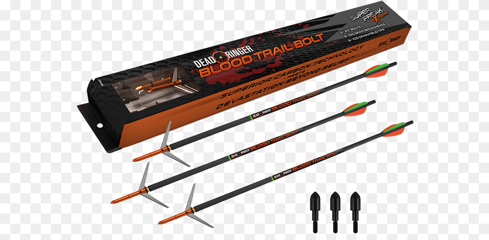 Dead Ringer Blood Trail Bolt Package 3 Pk, Weapon, Arrow Png Image