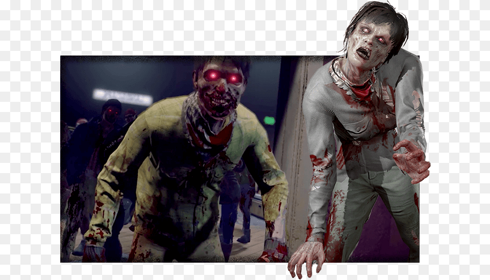 Dead Rising 2 Red Eyed Zombies, Clothing, Costume, Person, Adult Png