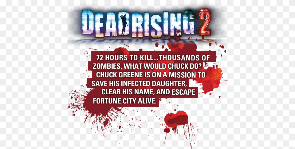 Dead Rising, Advertisement, Poster, Person Png