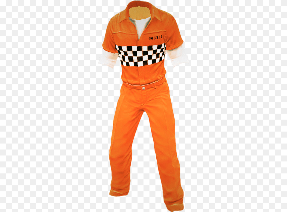 Dead Rising Orange Prison Outfit 2 Prisoner Outfit, Clothing, Pants, Adult, Male Free Transparent Png