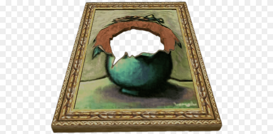 Dead Rising Paintings Flowers Broken Picture Frame, Art, Painting, Home Decor, Publication Free Png Download