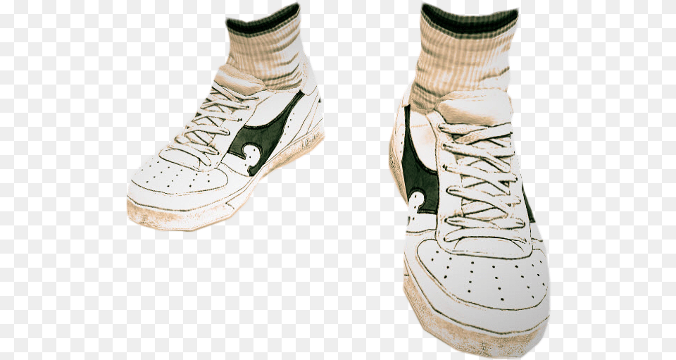 Dead Rising White Tennis Shoes 5 Cb Shoes Hd, Clothing, Footwear, Shoe, Sneaker Free Png Download