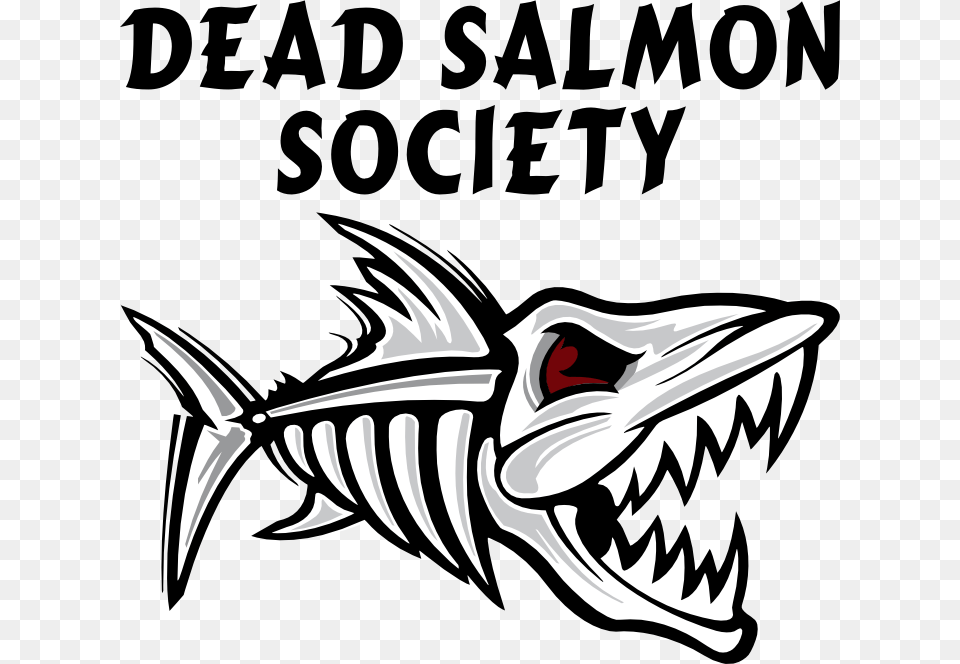 Dead Salmon Society T Shirt, Animal, Fish, Sea Life, Shark Free Png
