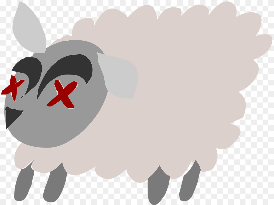 Dead Sheep Clipart, Livestock, Animal, Mammal Free Png Download