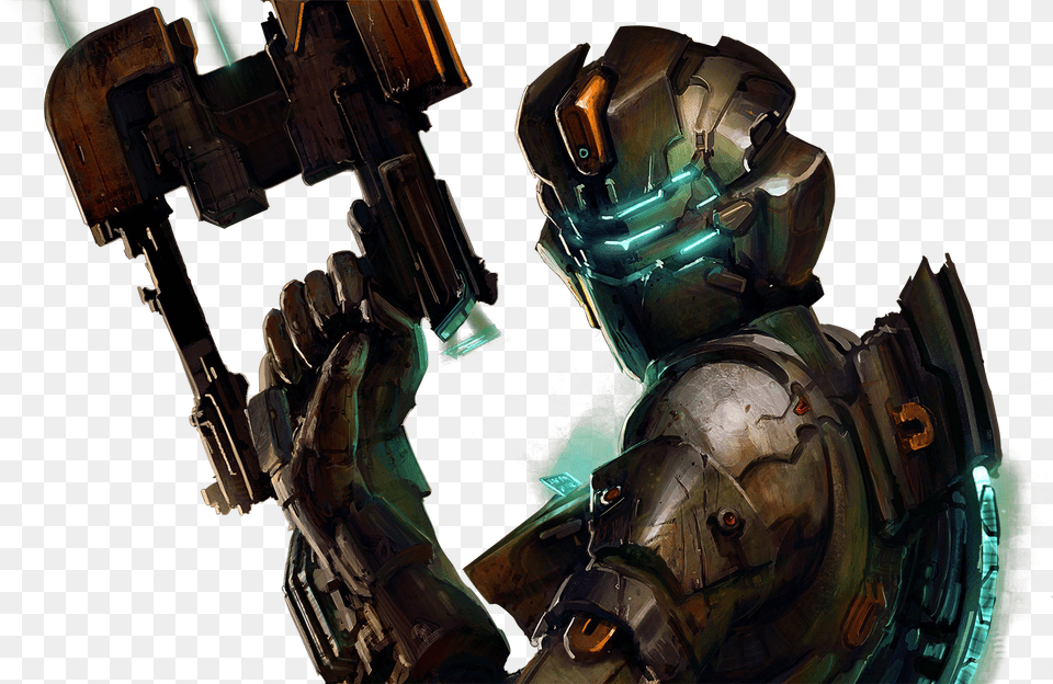 Dead Space 2 Clip Black And White Library Top Sci Fi Game, Adult, Male, Man, Person Free Png